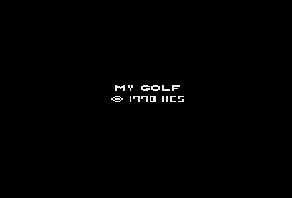 Screenshot Thumbnail / Media File 1 for My Golf (1990) (HES, David Lubar) (535) (PAL) [fixed]